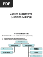 Control Statements (Decision Making)