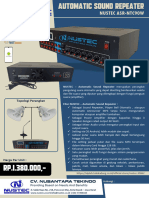 Flyer Automatic Sound Repeater - Nustec Asr-Ntc60w 2024V1
