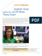 Improving Students' Aural Skills On The AP Music Theory Exam