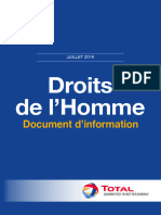 Total - Document Dinformation Droits de Lhomme - Juillet 2016