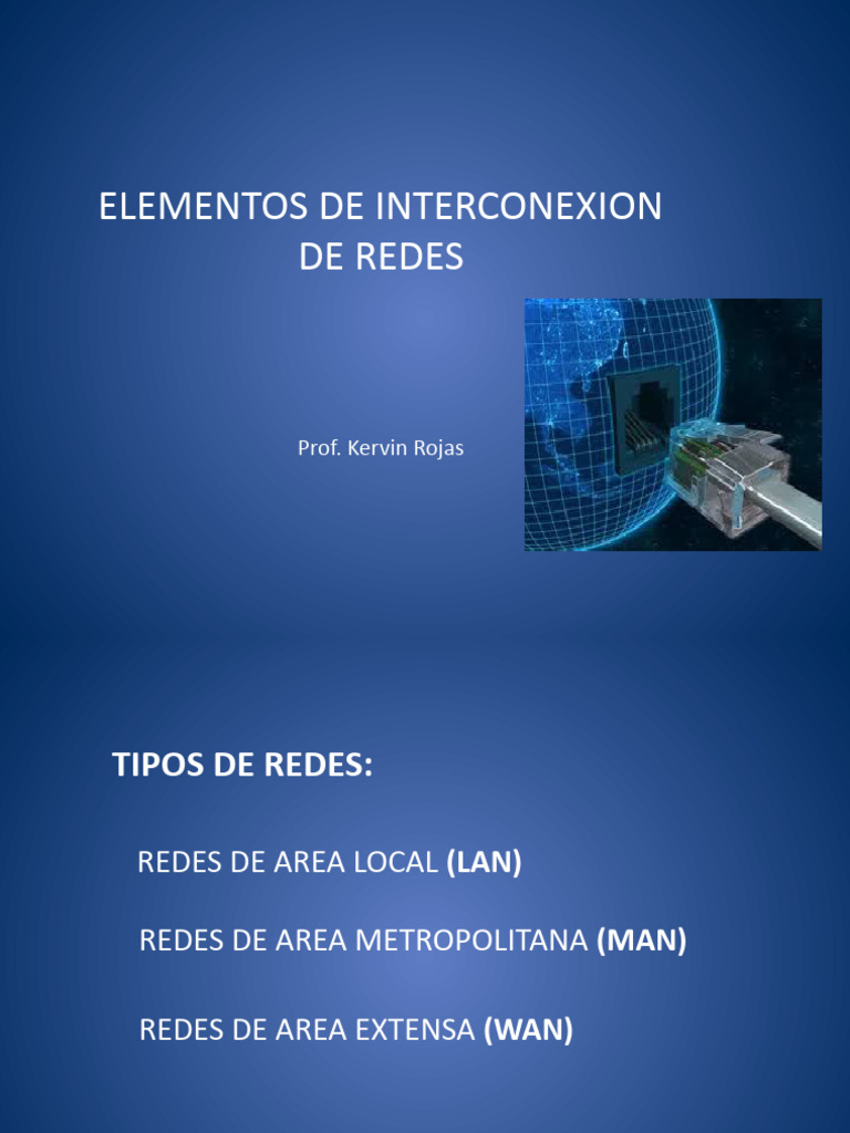 Tipos y Dispositivos de Redes de Interconexión | PDF | Enrutador ...
