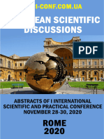 European Scientific Discussions 28-30.11.20