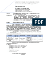 Informe #-2024 Conformidades de Pago de Almacenero Enero Cerco Perimetrico