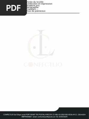 Minimalist Business Letterhead
