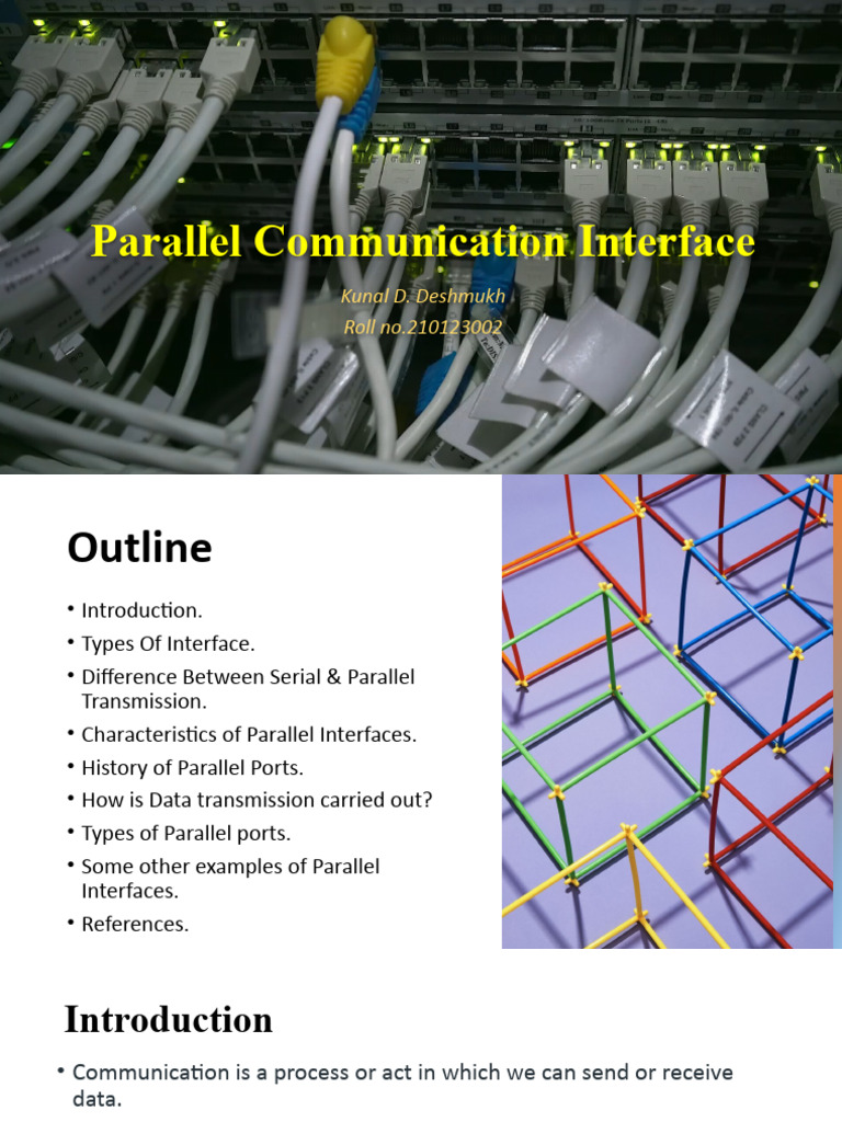 Parallel Communication Interface & Standards | PDF | Telecommunications ...
