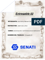 ENTREGABLE N° 2  INVESTIGACIÓN Y DETERMINACIÓN DE MERCADOS (1)