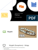 7.python Wyjątki