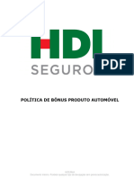 Politica de bonus HDI