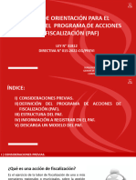 Guia de Orientacion para El Registro Del Programa de Acciones de Fiscalizacion Paf