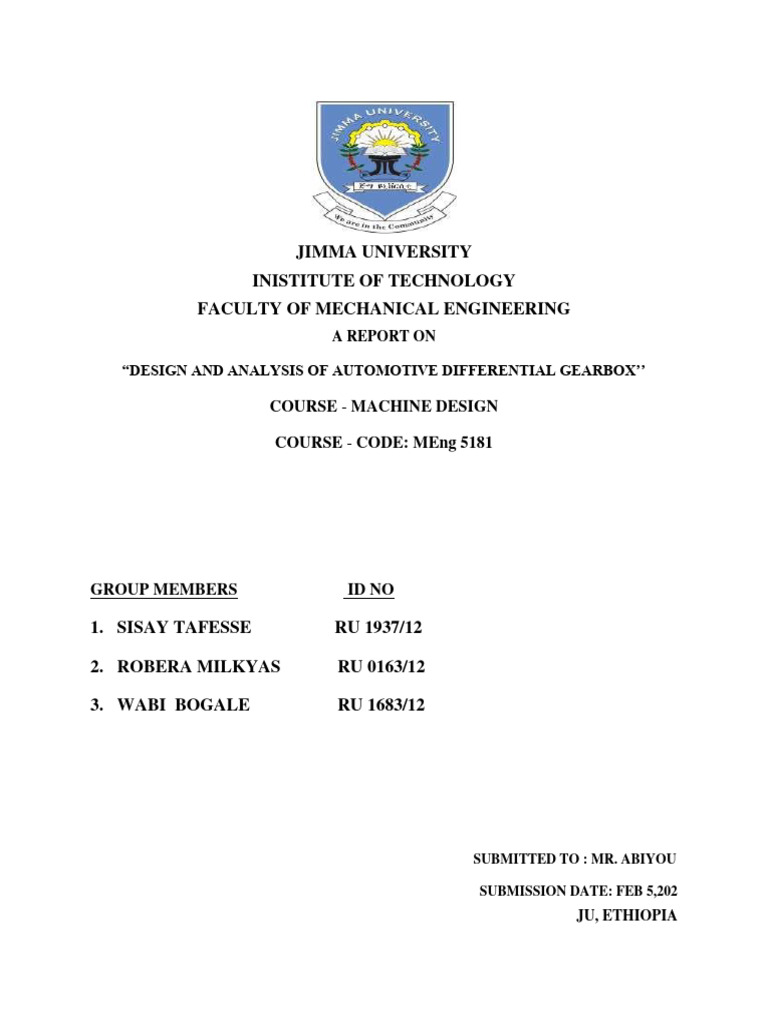 Machine Project 2 Rsw Pdf Automatic Transmission Manual Transmission