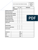 CHECK LIST Lista Chequeo Transpaleta Manual