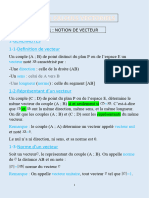 Calculs Vectoriels