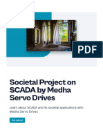 Societal Project On Scada by Medha Servo Drives