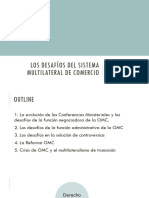 Los Desafíos Del Sistema Multilateral de Comercio: Junio 2023 Dra. Julieta Zelicovich