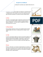 5 MAQUINAS SIMPLES Y COMPUESTAS TERCER GRADO