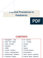 Procedures in Pediatrics