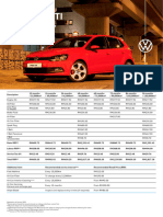 VW Polo Gti Service Pricing Guide