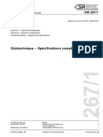 SIA - 267-1 - Géotechnique - Spécifications Complémentaires (2013)