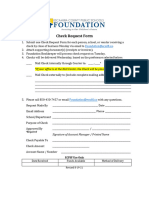 Foundation Check Request Form