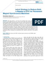 A Duty Ratio Control Strategy To Reduce Both Torque and Flux Ripples of DTC For Permanent Magnet Synchronous Machines