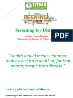 Screening For Disease - Lecture - 16.10.2023