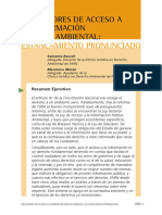 Indicadores de Acceso A La Informacion Publica Ambiental FARN2016