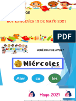 43 Actividades Jueves 13 de Mayo