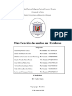 Tarea Grupal Clasificacion de Suelos en Honduras