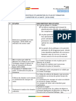 2 - Etapes Du Processus D'elaboration Du Plan de F