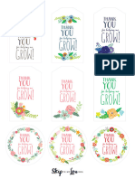 Floral Tags 1