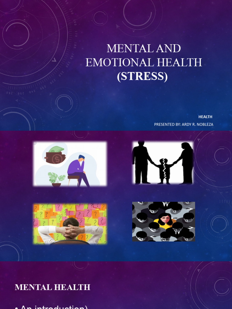 Understanding Stress and Mental Health | PDF | Stress (Biology ...