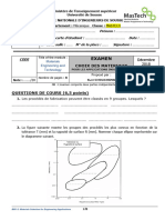 Examen 2018 - Choix Des Materiaux - Eniso - Ah