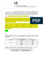 Práctica de Laboratorio Conductividad