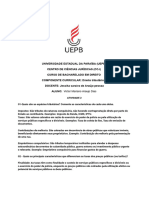 Exercício de Direito Do Trabalho 2 - Vy