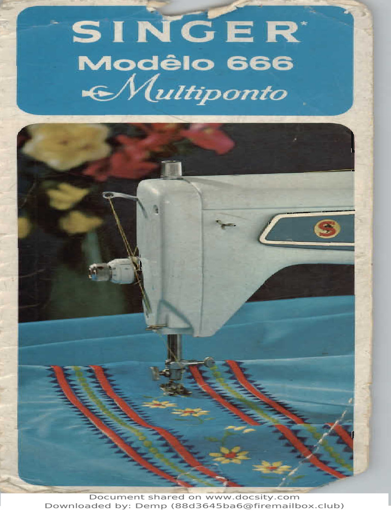 Manual Singer 666 | PDF | Máquina de costura | Costura