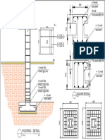 Footing and Column Details