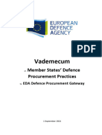 Vademecum On Member States Defence Procurement Practices V 2 2 1 September 2021
