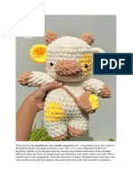 Strawberry Cow Crochet Free PDF Amigurumi Pattern