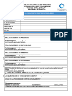 Planilla de Entrevista Posgrado (Para Extranjeros)