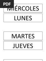 Letras de los Meses del Año | PDF