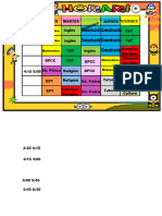 Horario 5to A