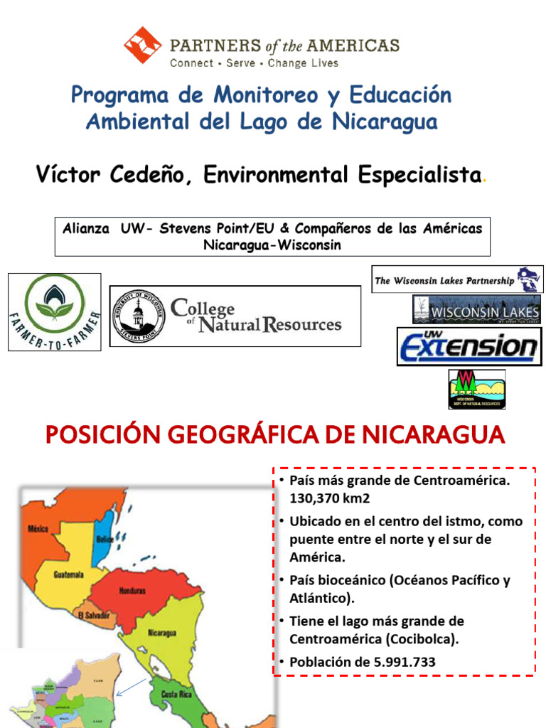 Carateristicas RIOS DE NICARAGUA | PDF | Centroamérica | lago