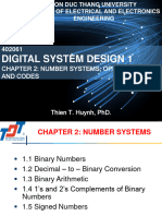 402061 - Digital System Design 1 - Chapter 2 Slide