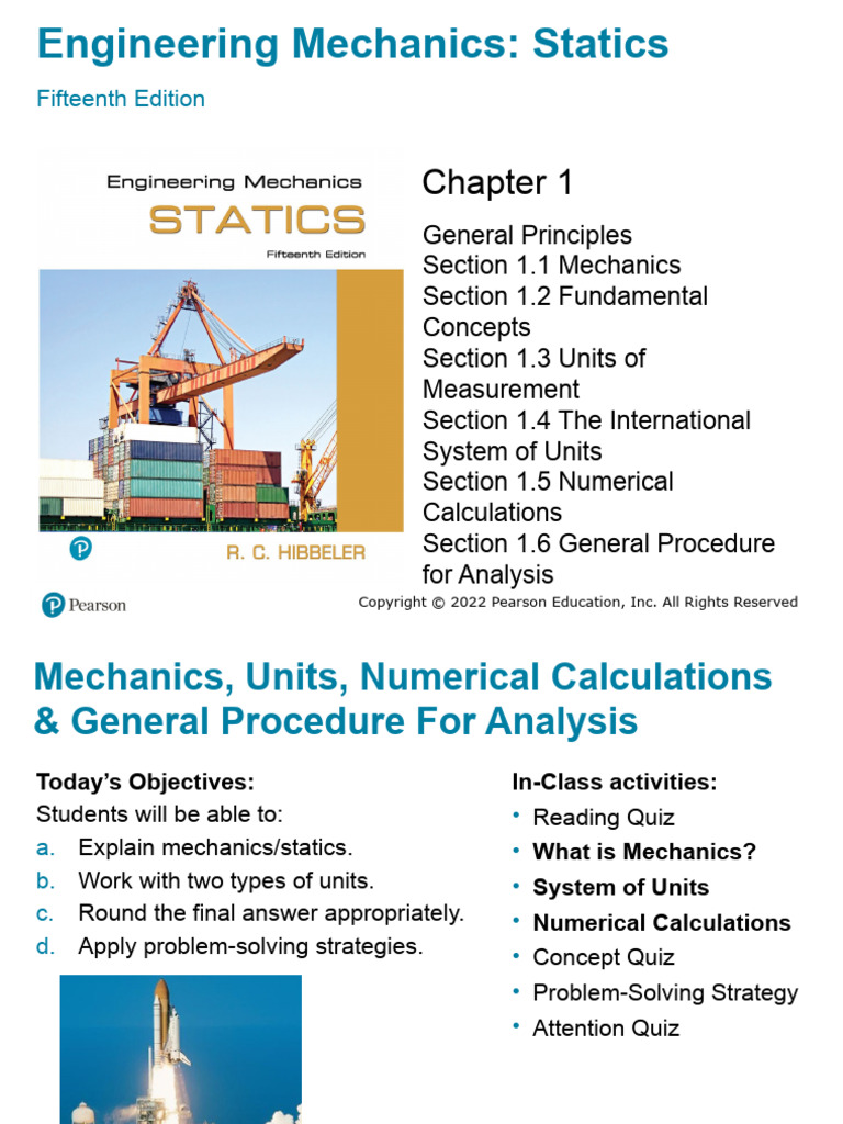 013391545X Section1 .1-1 .6 Accessible | PDF | Mechanics | Force