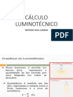 CÁLCULO LUMINOTÉCNICO - Versão 5 - Professor - 1 Slide