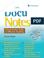 DocuNotes Clinical Pocket Guide To Effective Charting