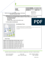 Hoja de Datos de Seguridad Gel Antiséptico