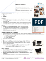 Computer Basics - What Is A Computer (Handout)