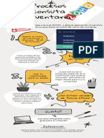 Amarillo Gris y Negro Dibujo a Mano Infografía de Proceso