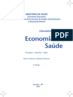 Glossario Economia Da Saude